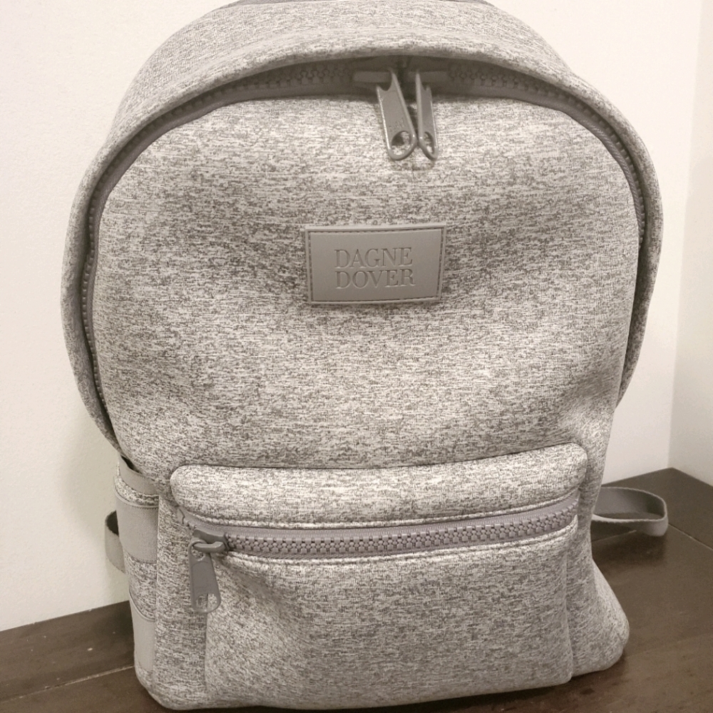 Dagne Dover Large Dakota Backpack in Heather Grey
